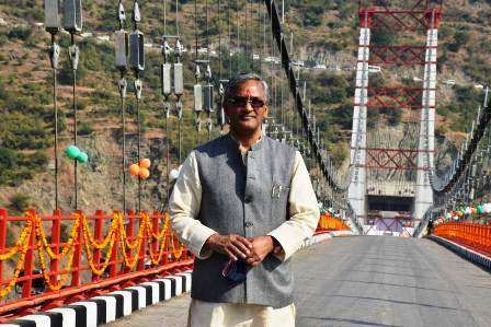 CM inaugurated and inaugurated much awaited Dobra-Chandhi bridge