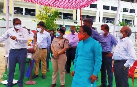 नायाब नमूना होगा राज्य आपदा प्रबंधन प्राधिकरण का भवन, संयुक्त राज्य अमेरिका से आयात की गयी हैं 80 ल्रब आइसोलेटर