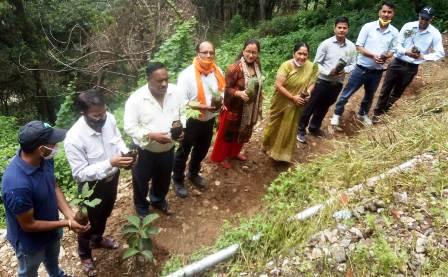 चम्बा पालिका ने हरेला लोकपर्व पर किया वृक्षारोपण