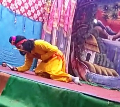नौगांव ढाईज्यूली पौड़ी के तत्वावधान में रामलीला का मंचन, सरहद के साक्षी के संवाददाता ने किया श्रवण कुमार का अभिनय