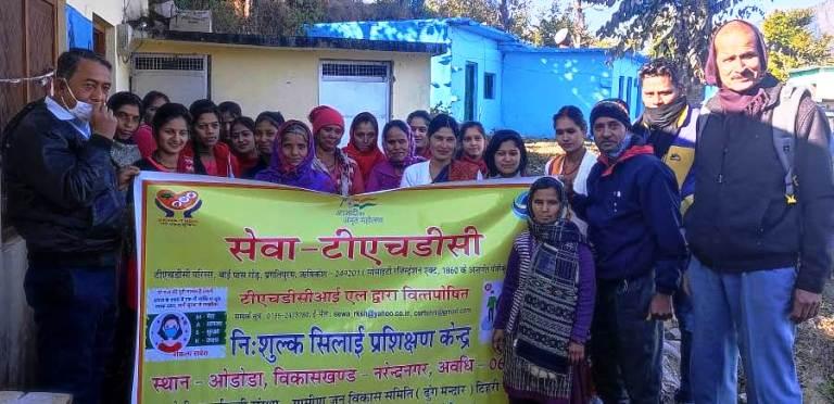नरेन्द्रनगर विधानसभा क्षेत्र के ओडाडा में सेवा टीएचडीसी के सौजन्य से सिलाई प्रशिक्षण केन्द्र शुरू   