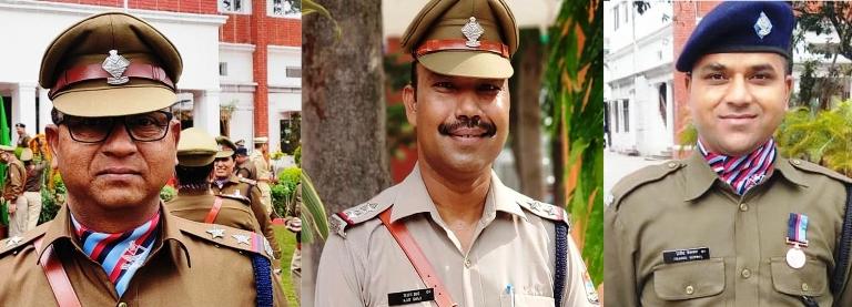 गणतंत्र दिवस पर टिहरी पुलिस के 03 कार्मिकों को प्रदान किया गया सराहनीय सेवा सम्मान चिन्ह