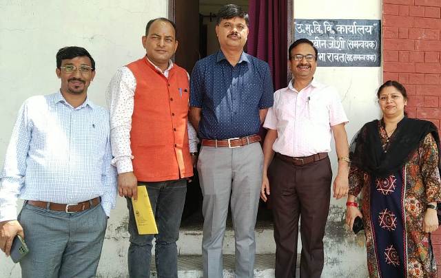 महाविद्यालय कोटद्वार में विश्वविद्यालय की उड़नदस्ता टीम ने किया निरीक्षण