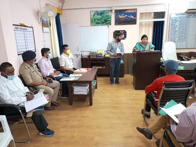 राष्ट्रीय तम्बाकू नियंत्रण कार्यक्रम (NTCP) के अन्तर्गत नई टिहरी में जिला स्तरीय समन्वयन समिति (DLCC) की बैठक आयोजित