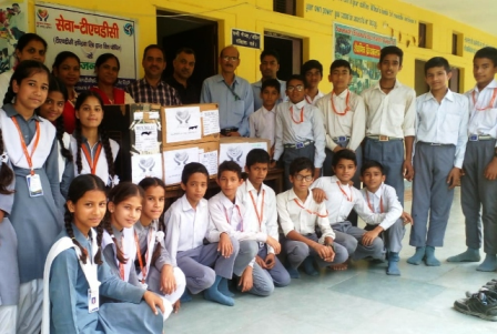शिशु मन्दिर नागणी को SEWA THDC ने दिए Computer