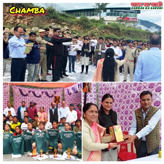 चम्बा पालिका ने सिंगल यूज प्लास्टिक के उन्मूलन हेतु जन जागरुकता अभियान के तहत क्रास कन्ट्री रेस का आयोजन किया।