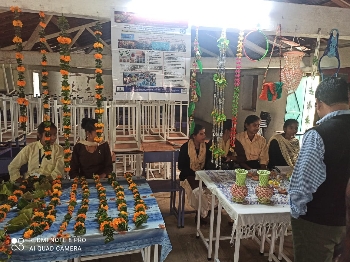 राजकीय महाविद्यालय पाबौ में उद्यमिता विकास प्रतियोगिता कार्यक्रम के अंतर्गत दीपावली मेले का आयोजन