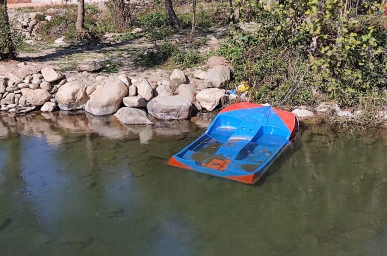 विकास विभाग की दोषपूर्ण कार्यप्रणाली के चलते मृत सरोवर बनकर रह गया है नागणी हेवलनदी पर बना अमृत सरोवर