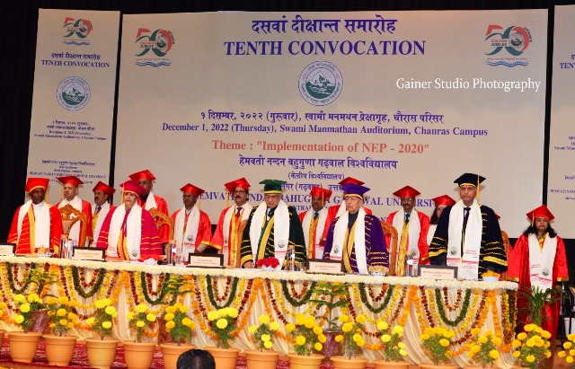 10 th  Convocation Ceremony of  Hemvati Nandan Garhwal University, Srinagar Garhwal