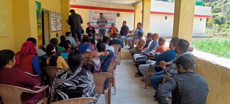 तिवाडगांव में होमस्टे मेकमाय ट्रिप कार्यशाला का आयोजन