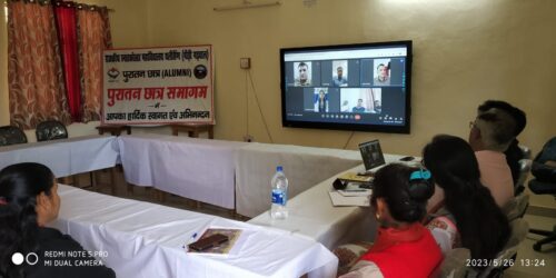 थलीसैंण में पुरातन छात्र-छात्राओं एवं महाविद्यालय पुरातन छात्र समिति के सदस्यों की बैठक आयोजित