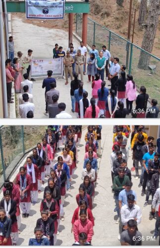 महाविद्यालय थलीसैंण में नमामि गंगे के संयोजन में पर्यावरण जागरूकता “मिशन लाइफ कार्यक्रम” किया का आयोजन