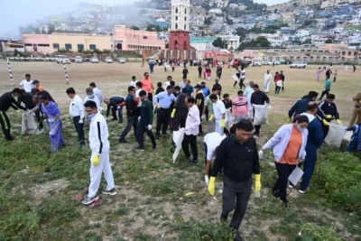 स्वच्छता सप्ताह के तहत जिला मुख्यालय समेत ग्रामीण क्षेत्रों में चलाया गया स्वच्छता अभियान