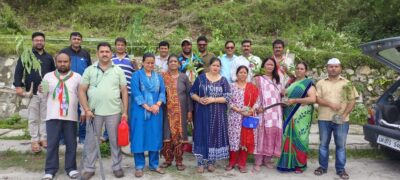 कांग्रेस ने दूँगीधार, इंदिरा वाटिका तथा बादशाहीथौल में फलदार वृक्ष और बांझ के वृक्षों का रोपण कर मनाया Harela