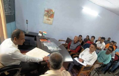 CDO मनीष कुमार ने किया विकास खंड कार्यालय चम्बा का निरीक्षण, दिए ये निर्देश