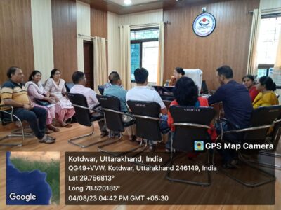 नैक मूल्यांकन हेतु महाविद्यालय, कोटद्वार में आवश्यक बैठक