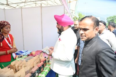 राज्यपाल लेफ्टिनेंट जनरल गुरमीत सिंह (से.नि.) द्वारा राष्ट्रीय सरस आजीविका मेला-2023 में किया प्रतिभाग