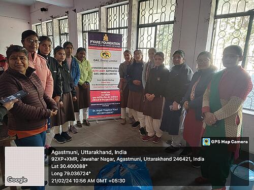 अगस्त्यमुनि महाविद्यालय की रेड क्रॉस इकाई एवं प्यारे फाउंडेशन के तत्वाधान में दो दिवसीय महिला स्वास्थ्य परीक्षण एवं सैनिटरी पैड वितरण