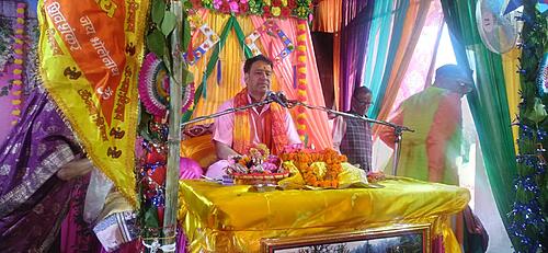 श्रीमद्भागवत महापुराण कथा मनोरंजन का साधन नहीं बल्कि ज्ञान भक्ति और वैराग्य की धारा है : आचार्य दिनेश उनियाल