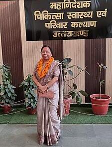 राज्य स्वास्थ्य महानिदेशालय के निदेशक डा. सविता ह्यांकी को सेवानिवृति पर स्नेहपूर्ण विदाई