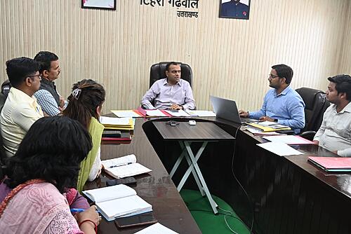 केन्द्रीय विद्यालय नई टिहरी के स्थायी भवन निर्माण के संबंध में विद्यालय स्तरीय मोनिटरिंग समिति की बैठक आयोजित