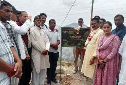 फैगुल गांव में खेल क्रीड़ा मैदान निर्माण का श्रीगणेश, विधायक किशोर उपाध्याय ने किया भूमि पूजन