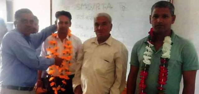 चंद्रेश चौहान एसएमसी और अजय सिंह पीटीए के अध्यक्ष निर्विरोध निर्वाचित