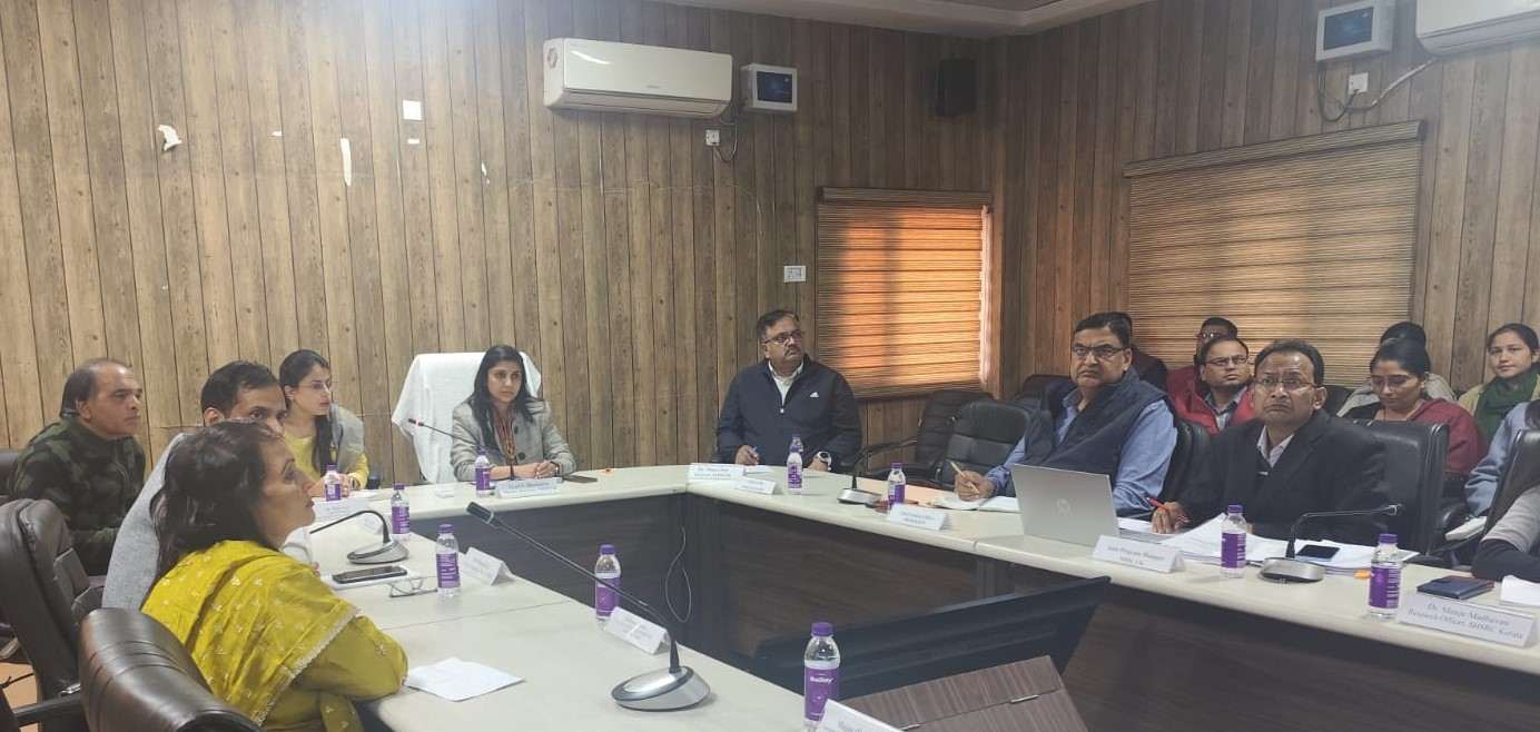 भारत सरकार के स्वास्थ्य एवं परिवार कल्याण मंत्रालय द्वारा कॉमन रिव्यू मिशन का NHM कार्यक्रमों के क्रियान्वयन का आंकलन सफलता पूर्वक संपन्न