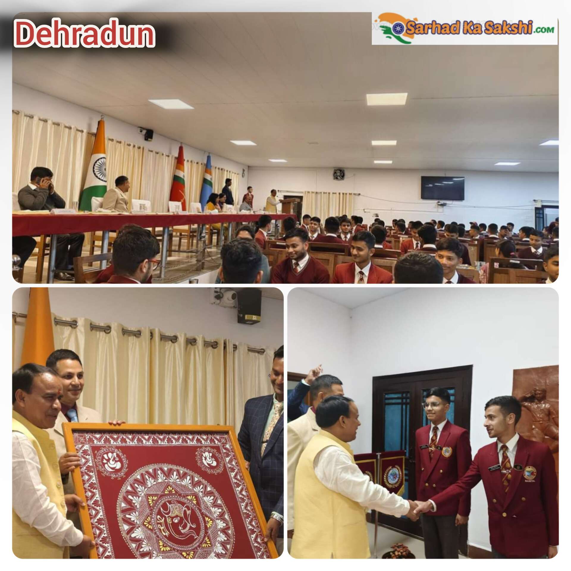 शिक्षा मंत्री डा. रावत ने किया सैनिक स्कूल घोड़ाखाल का भ्रमण शैक्षिक गतिविधियों के साथ ही उपलब्ध संसाधनों का किया अवलोकन छात्र-छात्राओं से हुये रु-ब-रू, साथ में किया सहभोज