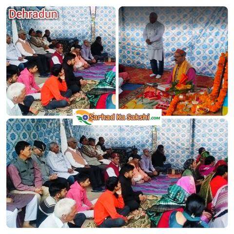 आरएसएस सुभाषनगर के स्वयंसेवकों ने आजाद बस्ती शिव मंदिर में किया भव्य सुन्दरकाण्ड व हनुमान कथा का आयोजन