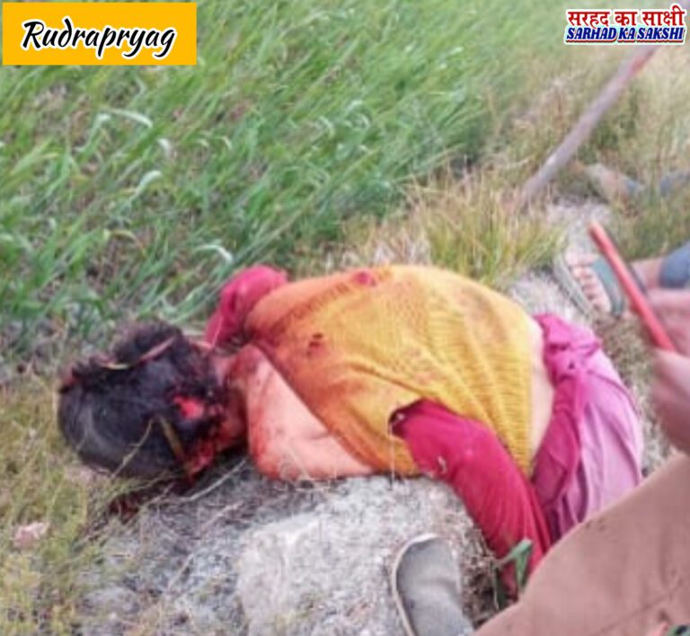 विकासखंड जखोली के देवल गाँव में महिला को बाघ ने बनाया निवाला