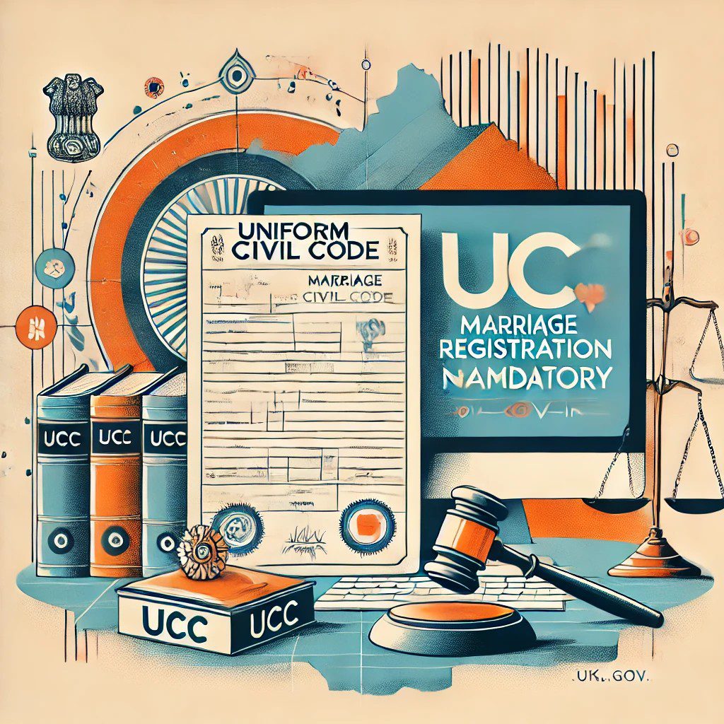 यूनिफॉर्म सिविल कोड (UCC) के तहत उत्तराखंड में विवाह और विवाह-विच्छेद हेतु रजिस्ट्रेशन अनिवार्य, ऐसे करें रजिस्ट्रेशन...