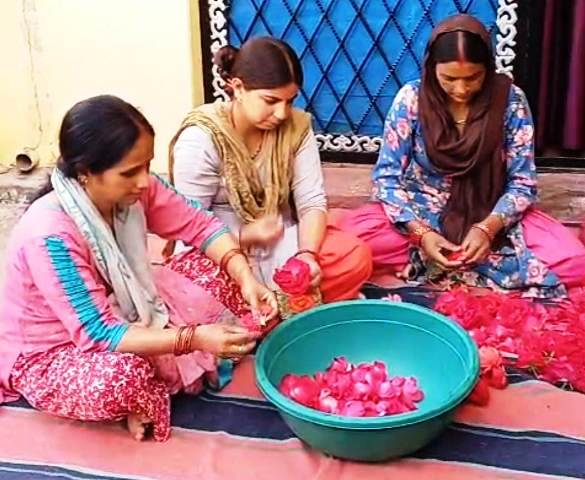 गुलाब के शरबत से आर्थिक सशक्तिकरण की ओर बढ़ रहीं टिहरी की महिलाएं