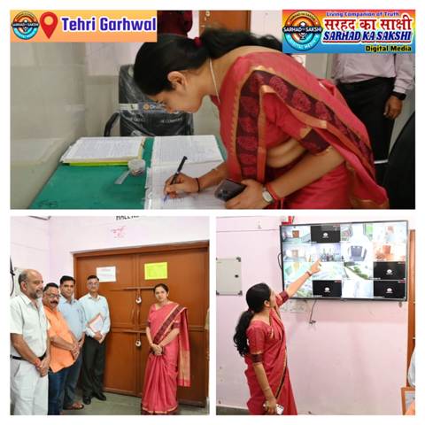 वेयरहाउस का जिलाधिकारी टिहरी ने किया मासिक निरीक्षण, निर्वाचन उपकरणों की सुरक्षा व्यवस्था पाई संतोषजनक