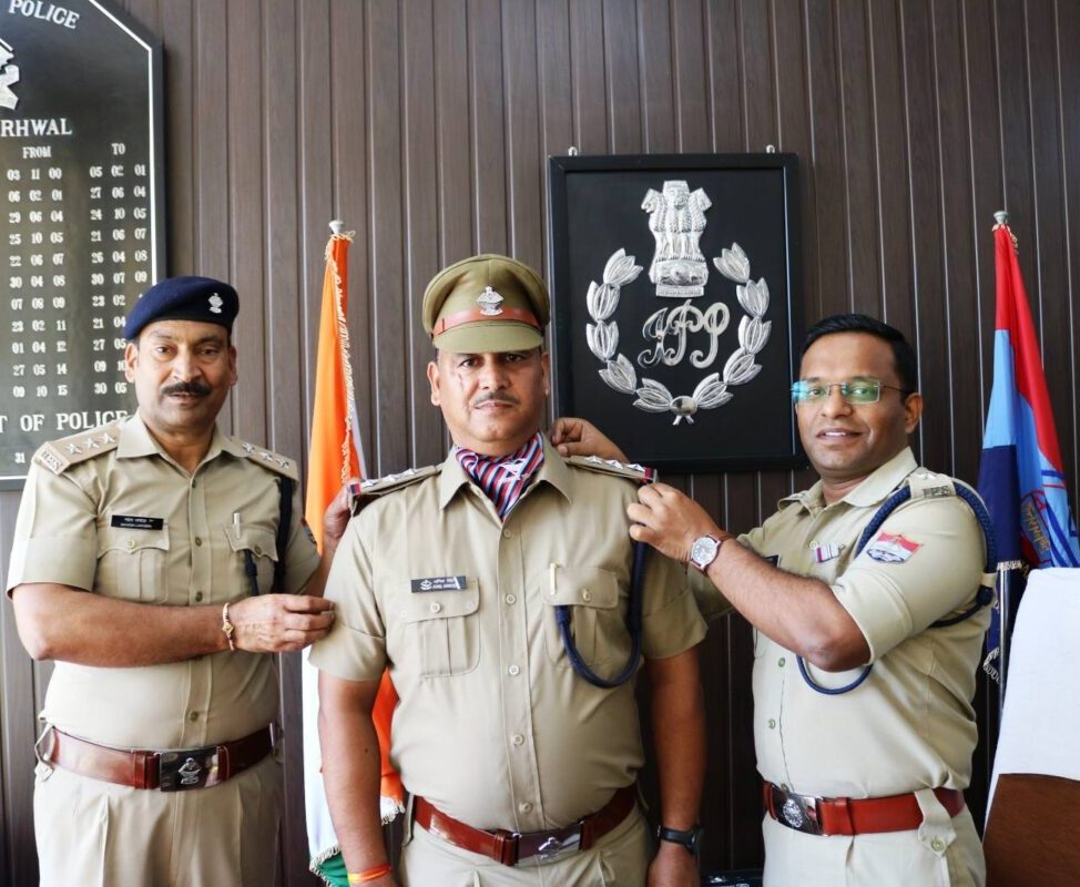 जनपद टिहरी पुलिस के लिए गौरव का क्षण – उप निरीक्षक अनिल सिंह नेगी बने निरीक्षक (दलनायक)