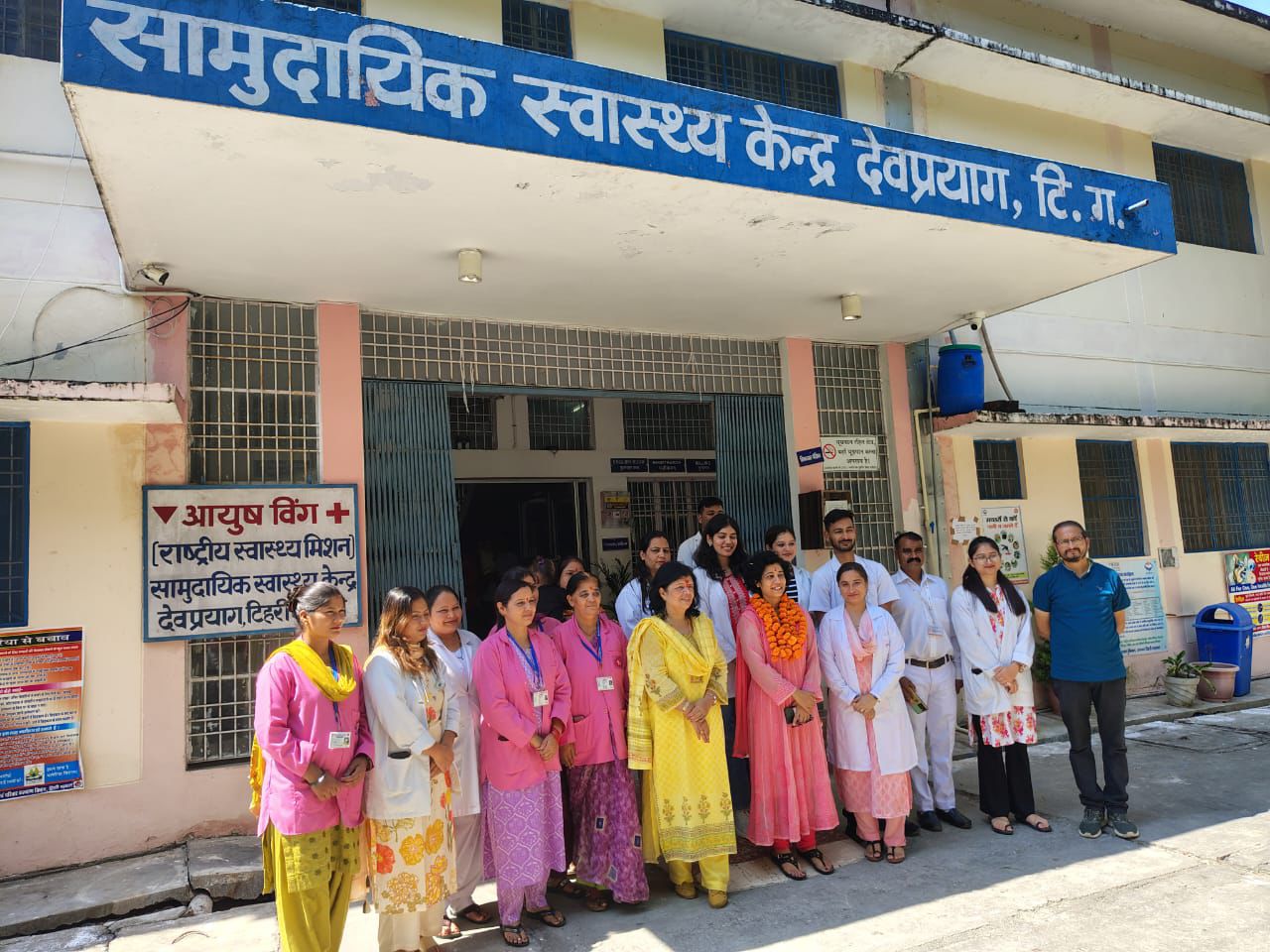 केंद्रीय स्वास्थ्य मंत्रालय की अपर सचिव आराधना पटनायक ने किया देवप्रयाग सीएचसी का निरीक्षण, स्वास्थ्य सेवाओं की समीक्षा