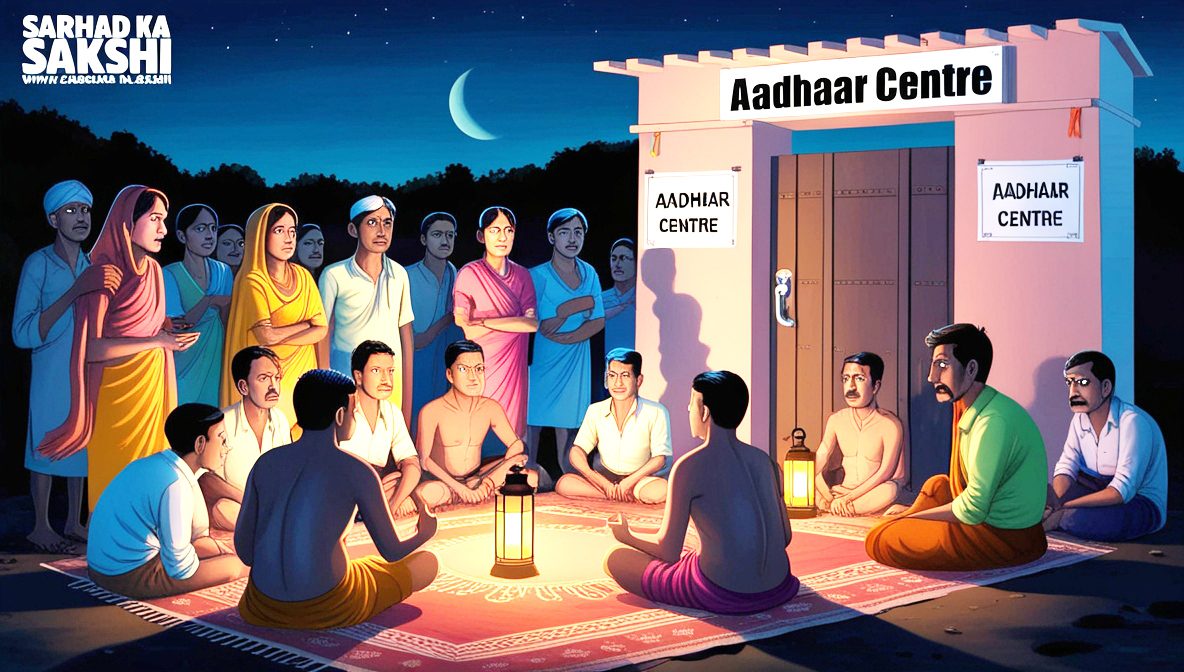 नकोट में आधार केंद्र न खुलने से ग्रामीण परेशान, रात्रि चौपाल में उठी मांग अब भी अधूरी
