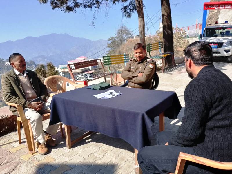 कानून-व्यवस्था के दायरे में आम नागरिक को सुविधा देना पुलिस का ध्येय: थानाध्यक्ष विपिन बहुगुणा