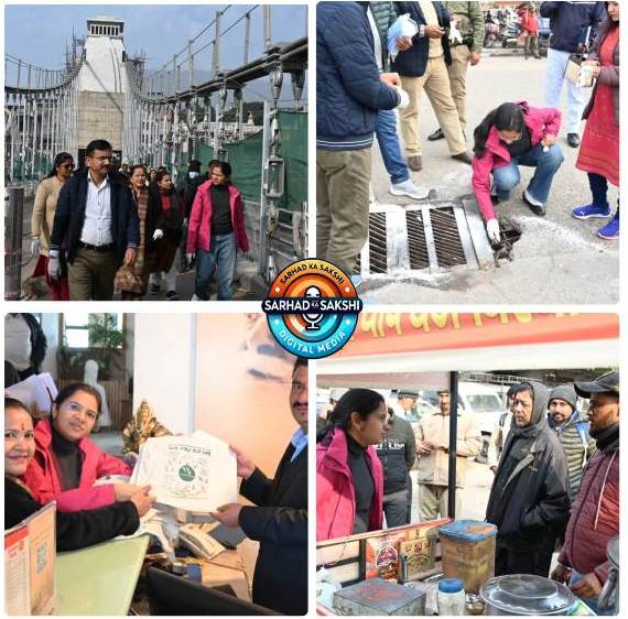 नववर्ष के पहले दिन मुनि की रेती–तपोवन में जिलाधिकारी का स्वच्छता अभियान