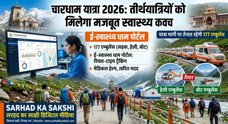 चारधाम यात्रा 2026: तीर्थयात्रियों को मिलेगा मजबूत स्वास्थ्य कवच, ‘ई-स्वास्थ्य धाम’ पोर्टल से होगी रियल-टाइम मॉनिटरिंग