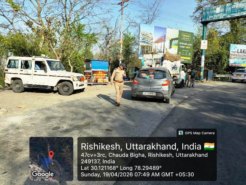 टिहरी में चारधाम यात्रा को लेकर सख्त चेकिंग अभियान, 35 वाहनों के चालान