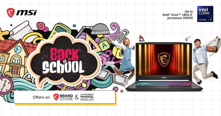 MSI Launches 'Back to School – May Promotions' with Exclusive Channel Offers and Student-Focused Benefits