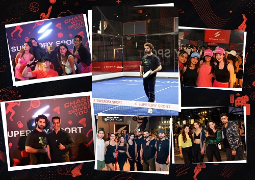 Superdry Sport Takes the Court at Sip & Serve — A Padel Evening with Brand Ambassador Lakshya