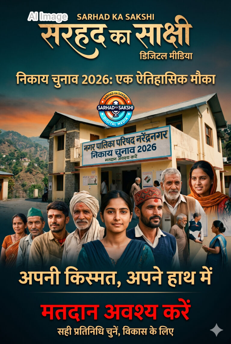 नगर पालिका परिषद नरेंद्रनगर चुनाव 2026: नामांकन पत्रों की बिक्री जारी