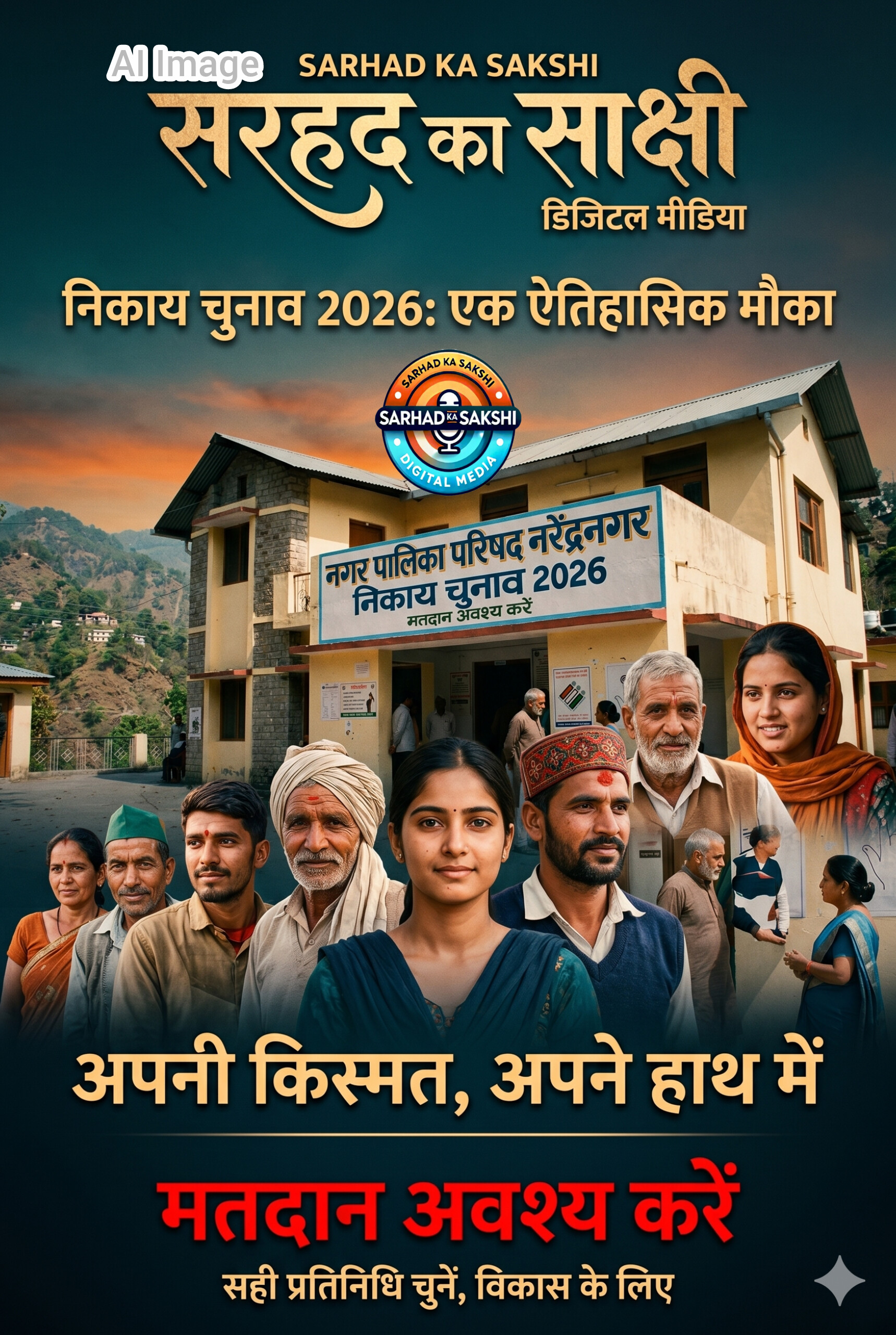 नगर पालिका परिषद नरेंद्रनगर चुनाव 2026: नामांकन पत्रों की बिक्री जारी
