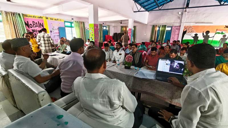 नैनबाग में विकसित भारत ग्रामीण रोजगार गारंटी मिशन का प्रशिक्षण आयोजित, ग्राम पंचायतों के समग्र विकास पर दिया गया जोर