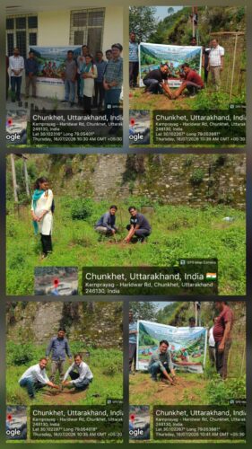 मजरा महादेव महाविद्यालय में भी मनाया गया हरेला पर्व