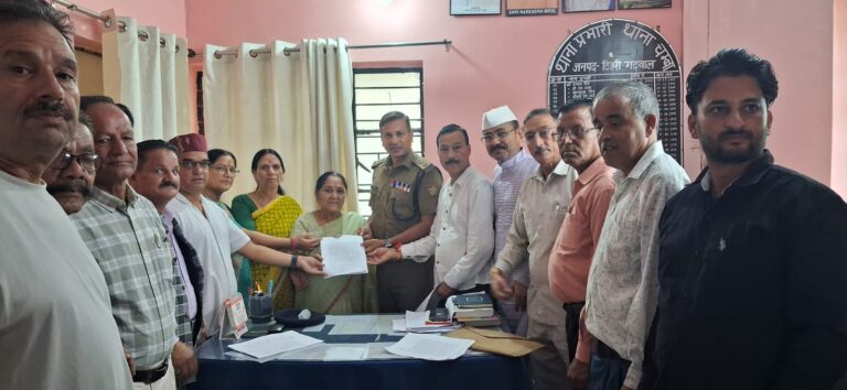 हल्द्वानी में ‘शुद्धिकरण’ प्रकरण को लेकर कांग्रेस ने चंबा थाने में दी तहरीर, मुकदमा दर्ज करने की मांग