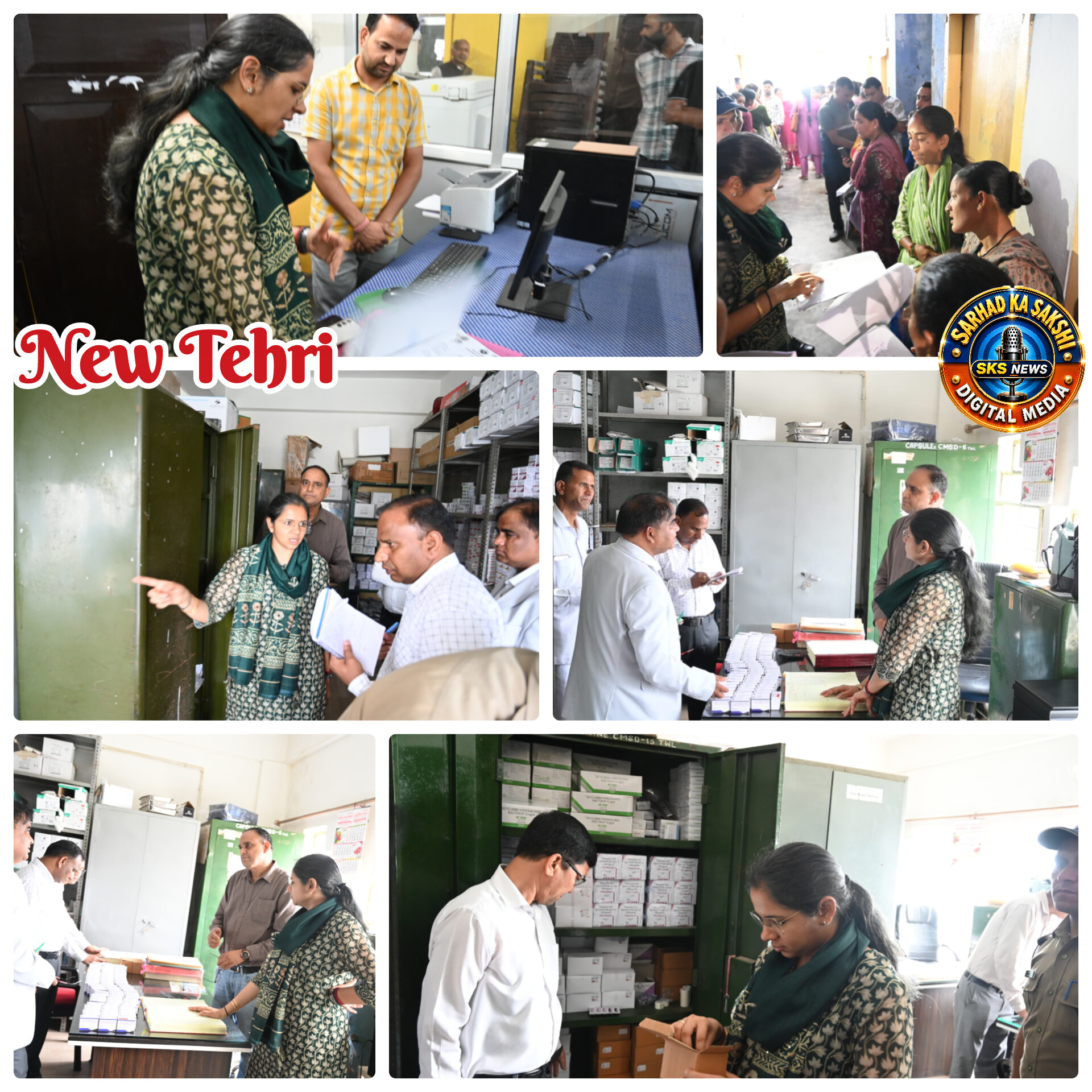 टिहरी में डीएम नितिका खण्डेलवाल का औचक निरीक्षण, गंदगी और अव्यवस्थाओं पर जताई नाराजगी