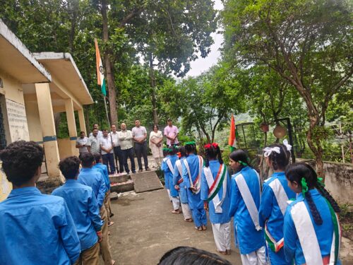 नागनाथ पोखरी महाविद्यालय और सिंगटाली विद्यालय में हर्षोल्लास से मनाया गया 80वां स्वतंत्रता दिवस